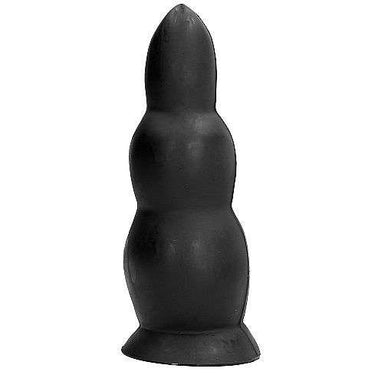 Plug Anale All Black Estremamente Spesso per Penetrazione Intensa